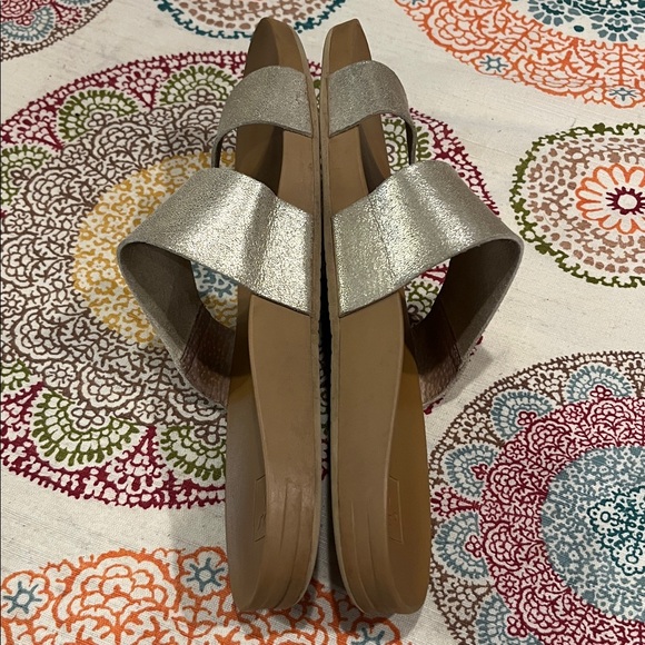 Reef Cushion Vista Gold Metallic Slide Sandals size 8 women’s - Picture 7 of 8